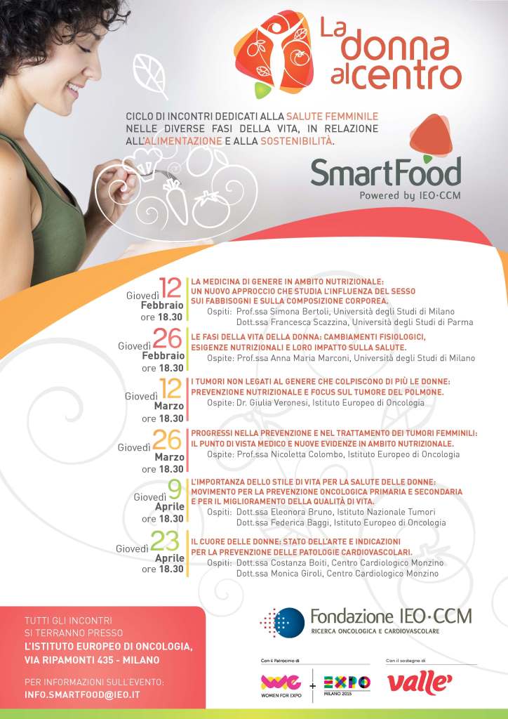 calendario incontri SmartFood la donna al centro